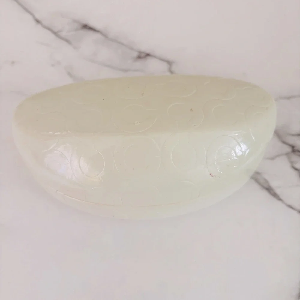 Coach Cream‎ Embossed Accent Sunglasses Eyeglasses Protective Case